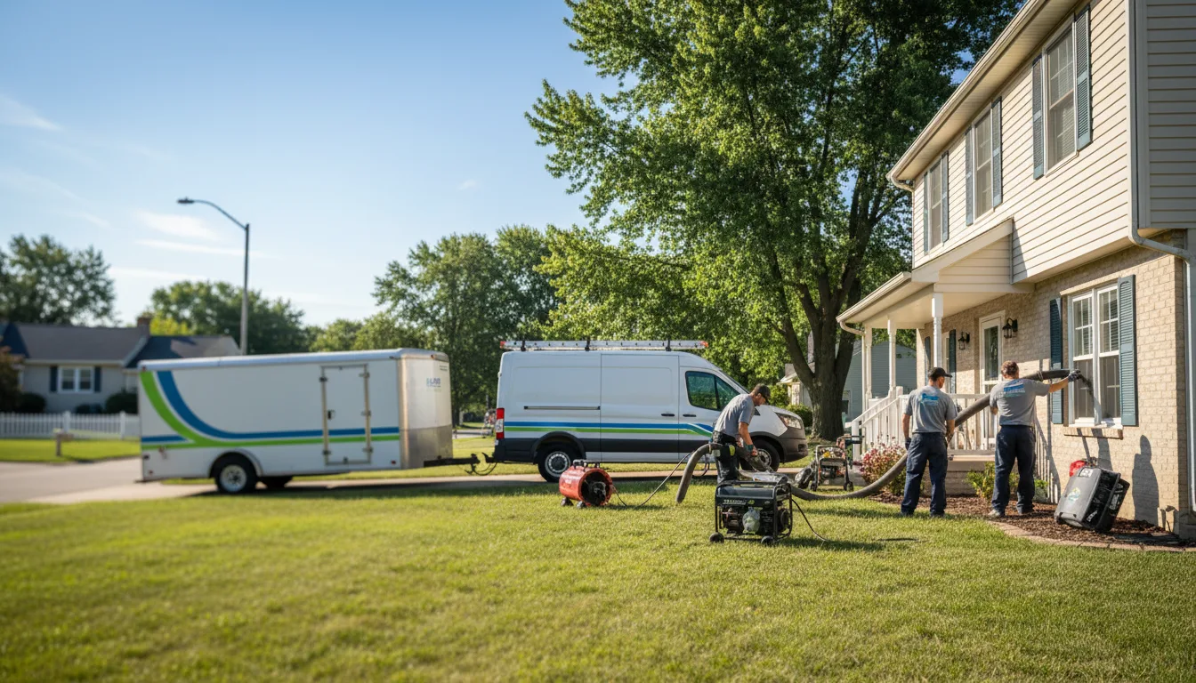 Flooded Basement Restoration And Cleanup With Repair in Webster, IA near me
